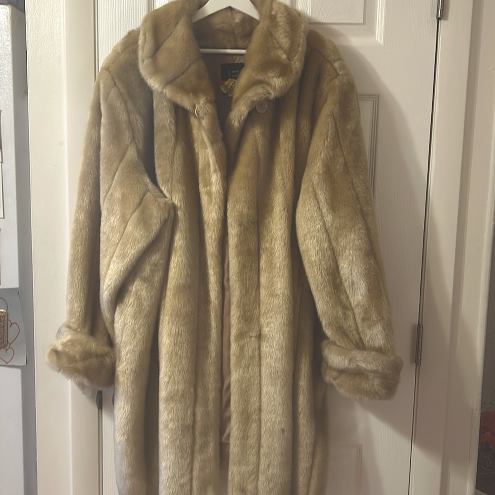 Dennis Basso Faux Fur coat.